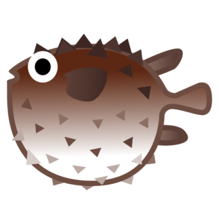 A blowfish, the Project Fugu logo.